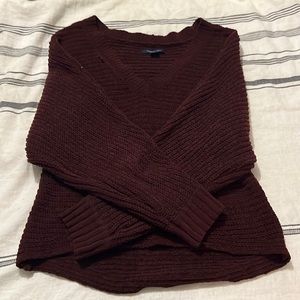 American Eagle Crop Sweater